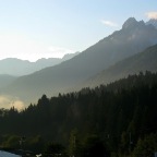 Julische Alpen in Morgenstimmung