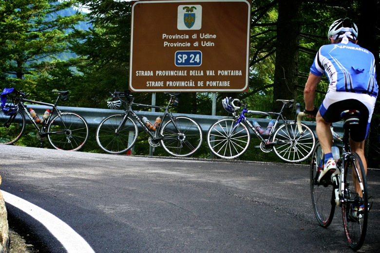 Rennrad Tour Friaul Slowenien Passo Duron