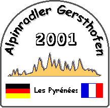 Alpinradler, Gersthofen, Logo, Pyrenäen