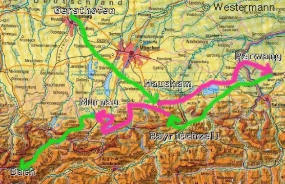 Plan, Rennrad, Tour, Oberbayern, Österreich, Chiemgau, Lechtal