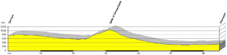 Alpinradler, Rennrad Profil Tour Alpin 2010: Tarvisio, Kanaltal, Sella Cereschiatis, Tolmezzo