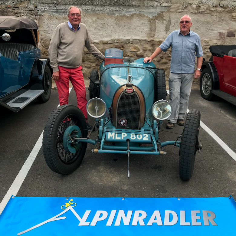 Begleitfahrer Molsheim, Bugatti Alpinradler