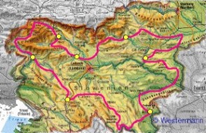 Alpinradler, Graphik, Plan, Rennrad, Tour, Slowenien, slovenija, Vrsic, 