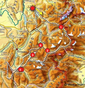 Alpinradler, Graphik, Rennrad, Tour, Rhône-Alpes, savoien, Savoie, französische Alpen, Annecy, 